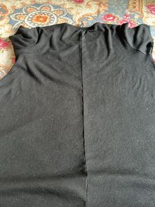 Black Short Sleeve T-Shirt Dress