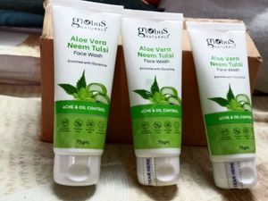 3 Piece Aloe Vera Neem Tulsi Face Wash