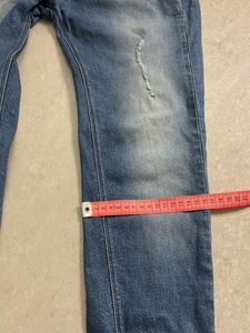 Benetton Slim Fit Ripped  Jeans ( 28)