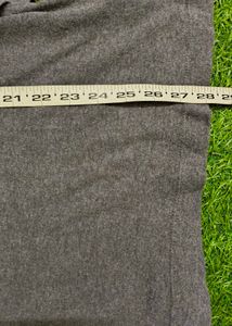 Grey Long Sleeve Woollen Top