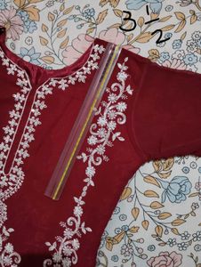 Mehroon Pakistani Suit