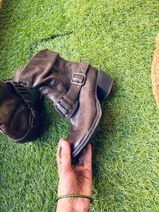 Stylish Brown Original Leather Boots
