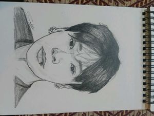 BTS Jungkook fan art portrait