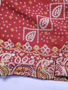 Red Printed Kurti And Pant Set