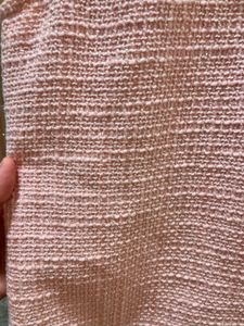 Pink Tweed Sleeveless Top