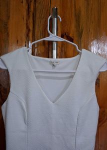 Chic White Peplum Top