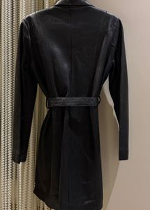 Vintage Genuine Leather Trench Coat