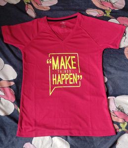 Red 'Make Things Happen' Tee