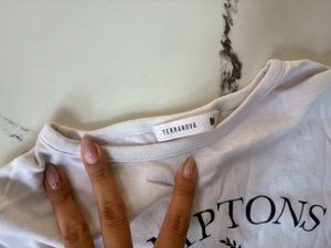 White Long Sleeve Tee