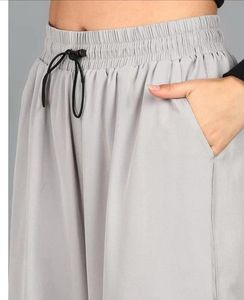 Gray Wide Leg Pants