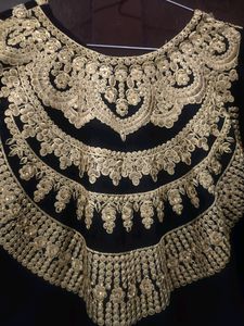 Ethnic Black Gown With Beautiful Embroidery And Lace
