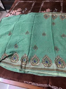 bridal  / wedding function saree with blous