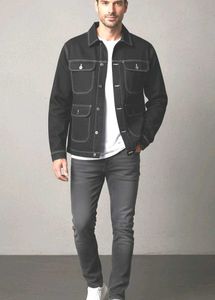 The Contrast Stitch Workwear JacketEmbrace a rugge