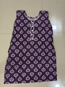 Cotton Purple Short Kurti For Daily Wear