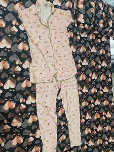 Pineapple Print Pajama Set