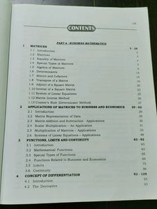 Business Mathematics | Delhi university | J k