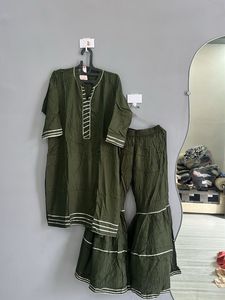 Green Kurta Set (XL)