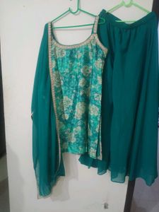 partywear padded  Kurta Set