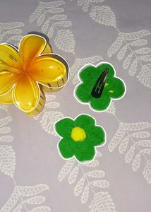 Floral Hair Accessories Set