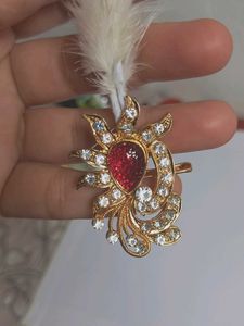 Feathered Brooch