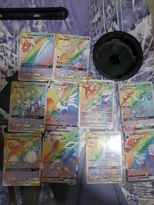 Rainbow Pokemon Card Collection