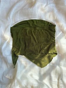 Olive Green Tube Top