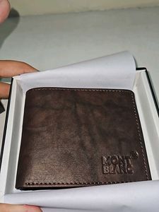 Montblanc Leather Wallet with Box