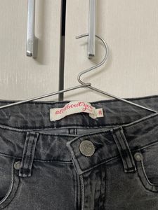 charcoal high waist skinny jeans