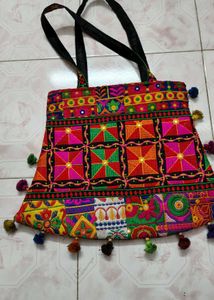 Rajasthani Embroidered Tote Bag