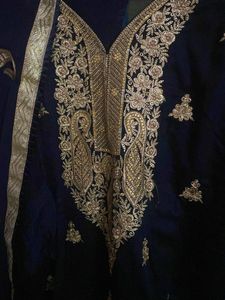 Black &amp; Gold Embroidered Suit