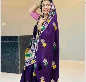 Karwachauth Special Purple Saree