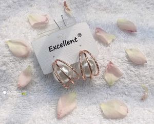 Elegant Designer Earrings | Luxe Gold &amp; Pearl |