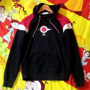 Star Polo Men’s Black Hoodie Sweatshirt – Size L