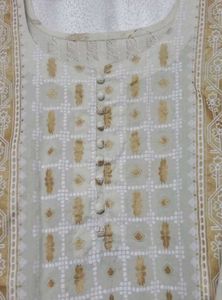 elegant printed Pakistani kurti