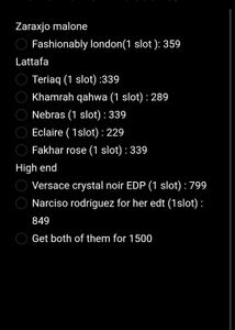 Decants Sale