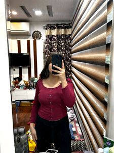Maroon Top