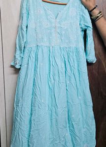 Cotton Blue Kurta
