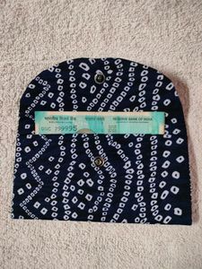 New bandhni printed clutch