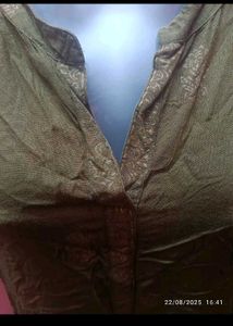 Xl Elegant Olive Green A Line Kurta