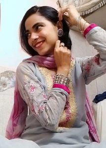 Grey Embroidered Salwar Suit