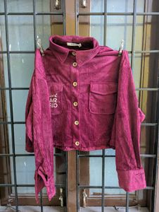 Maroon Velvet Jacket (Smart Girl)