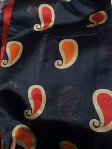 Black Georgette Saree With blouse