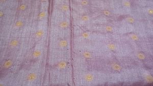 Elegant Lilac Silk Saree 2