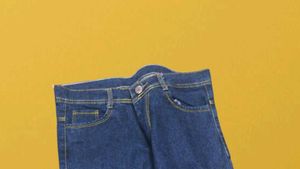 M@82 Size-34 Dark Blue Denim Jeans