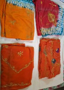 Bandhani Material - Vibrant Colors