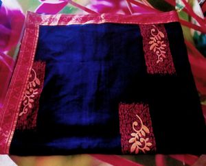 Beautiful  Border Design Party Wear Saree