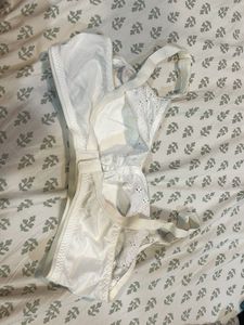 White Cotton Bra