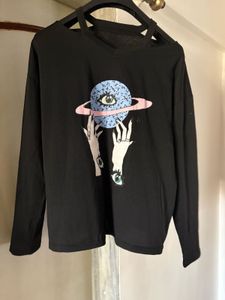 Funky Graphic Shoulder Cut Out Tee