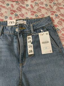 zara straight jeans