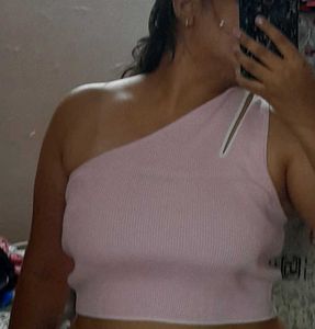 Pink One-Shoulder Top ✨️🎀